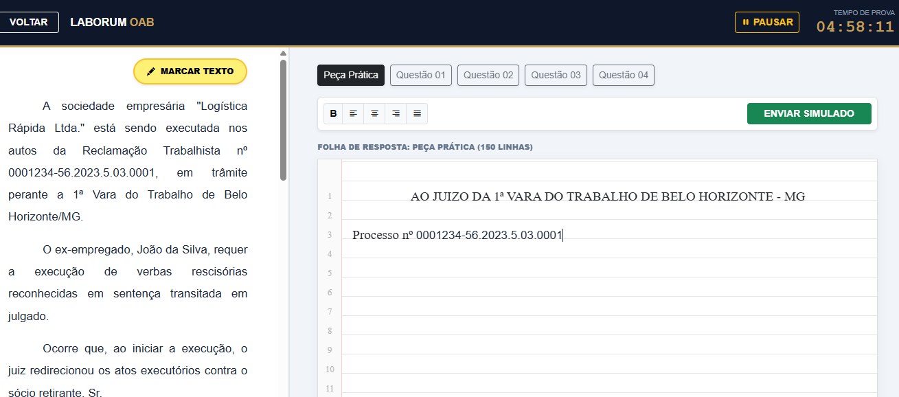Feedback de Notas